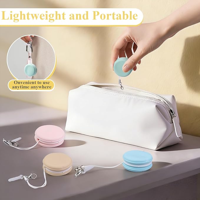 4-Pack Macaron Phone Screen Cleaner, Portable Screen and Eyeglass Brush Cleaner, Washable Double-Sided Screen Cleaner, Suitable for Glasses, Mobile Phones and Computers（Pink/Green/Blue/Khaki