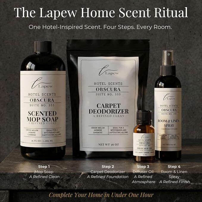 Lapew Hotel Scents Luxury Room Spray | Obscura Suite 333 | Inspired by the The Wynn Las Vegas | Linen Spray Air Freshener & Fabric Spray | 8 fl oz