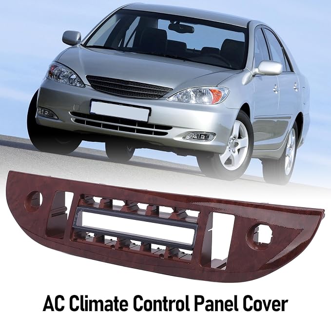 Srliya AC Climate Control Panel Cover Trim – Compatible with Toyota Camry XV30 2001–2006 Center Air Conditioning Switch Panel