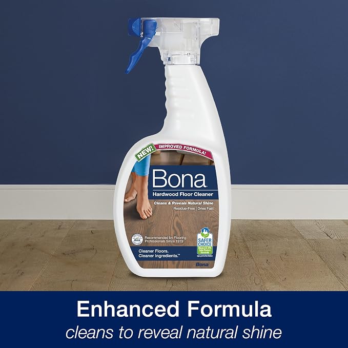 Bona Ultimate Hardwood Floor Care Kit – Pivoting Mop, Cleaning Solution & Refill, Floor Polish, Microfiber Pads for Dusting, Mopping & Polishing