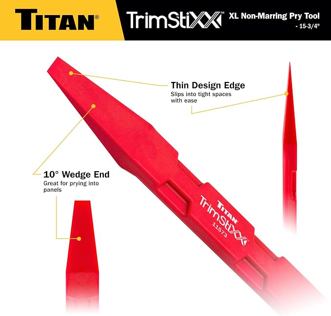 Titan 11573 Trim Stixx 16-Inch XL Non-Marring Nylon Pry Tool