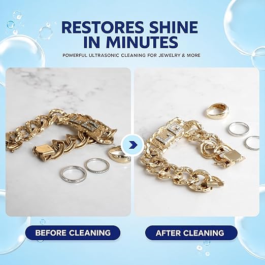 iSonic Ultrasonic Jewelry & Eyeglass Cleaner Solution Concentrate - Professional Cleaning Liquid for Ultrasonic Machine - Clean Gold, Silver, Diamond, Watch, Glasses, Eye Wear, 8-oz