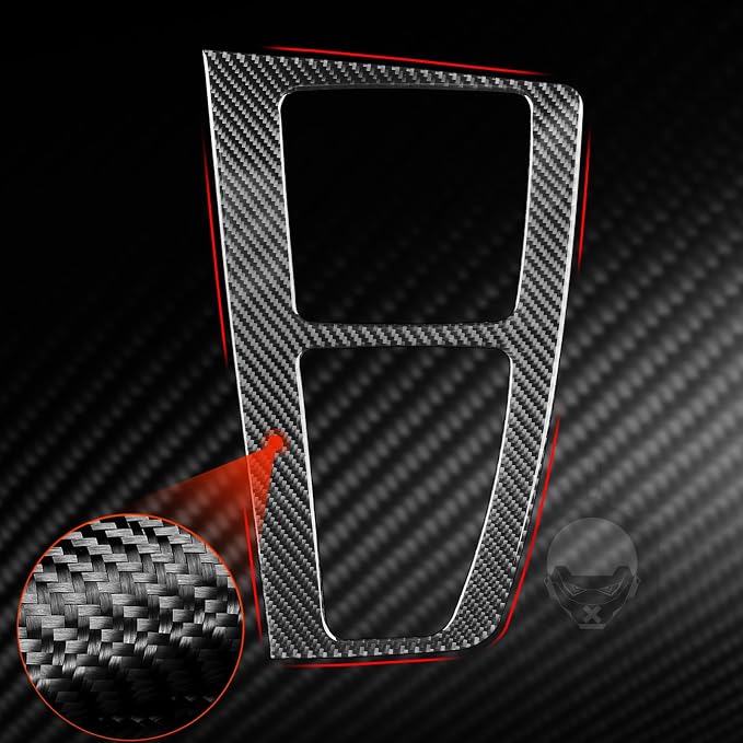 Real Carbon Fiber Trim for Audi 80A Q5 Accessories | for SQ5 2018-2025 Dash Center Console Gear Shift Panel Frame Cover Sticker Interior Thick Overlay Decal - A