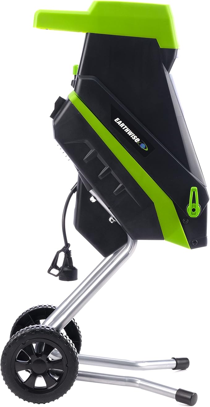 Earthwise GS015 15-Amp Electric Corded Chipper/Shredder with Collection Bag