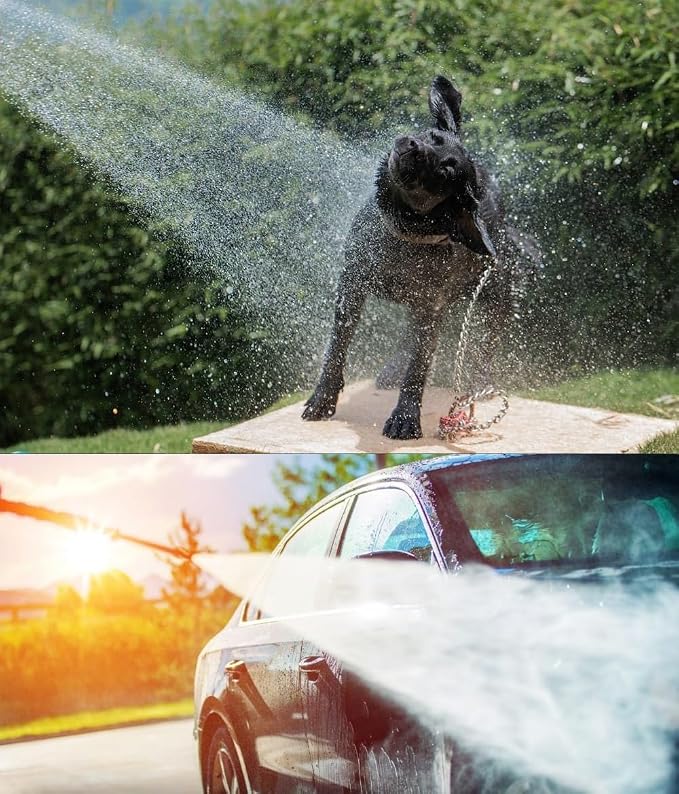 Upgraded Pressure Washer Wand, Brass Nozzle Quick Connect Sprayer for Car Pool Patio Lawn Cleaning