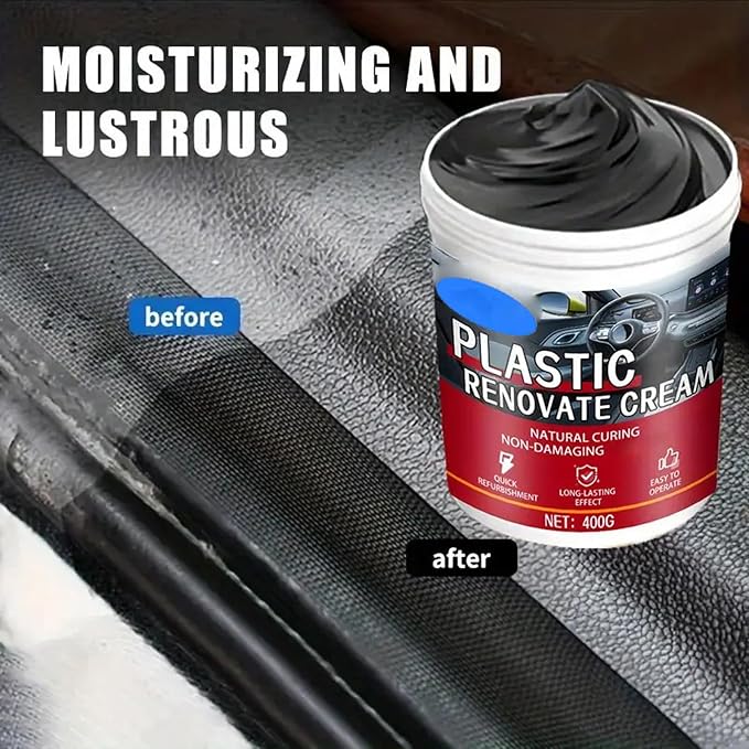 Vehicle Restoration Waxes Refinishing Agent for Dashboards Wheel Trim Sofa Upholstery Long Lasting Finish 400g Dashboard Polish Waxes