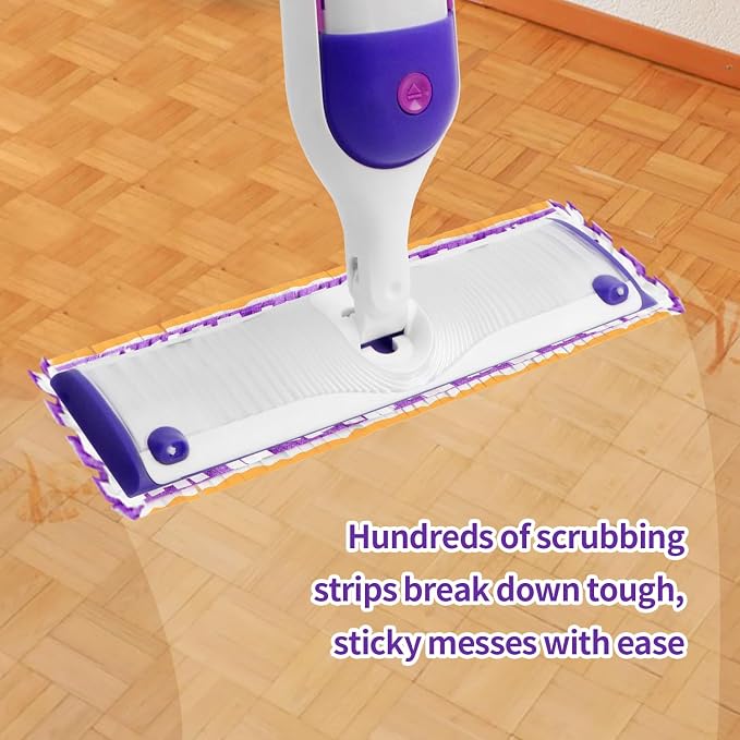 30 Pack Disposable Power Mop Pads for Swiffer Power Mop Pads, Compatible with Swiffer Power Mop Refills, Unscented Spray Replacement Floor Cleaning Refills for urface/Hardwood Floor Cleaning