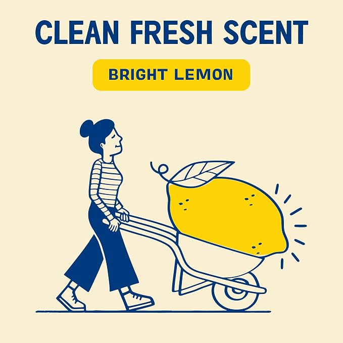 Aunt Fannie's Sink Refresher, Bright Lemon Powder Scrub and Odor Minimizer for Sinks, Drains and Garbage Disposals, 16 Ounces (Pack of 2)