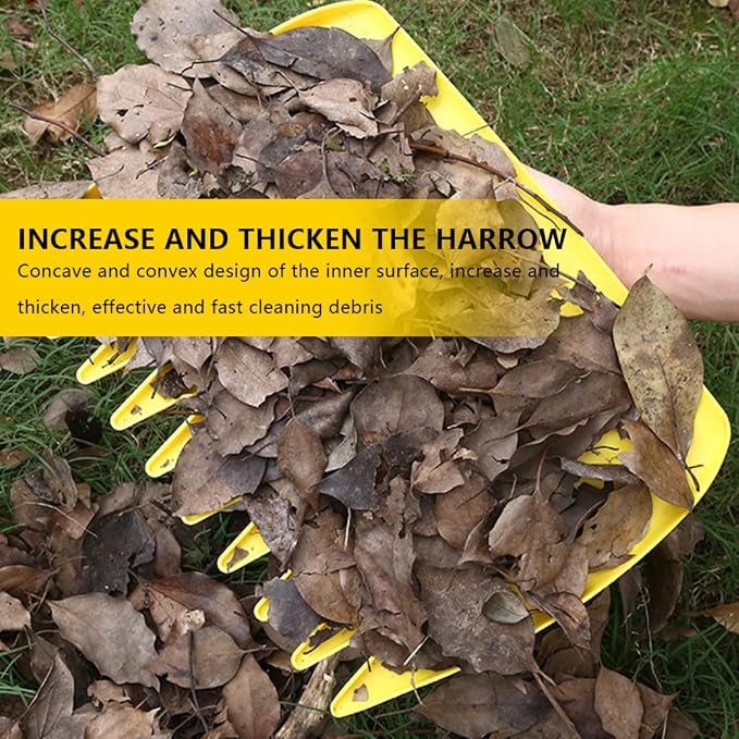 Garden and Yard Leaf Scoops Leaf Collector Grass Grabbers Leaves Pick Up Hand Rakes for Lawn Cutting, Collector