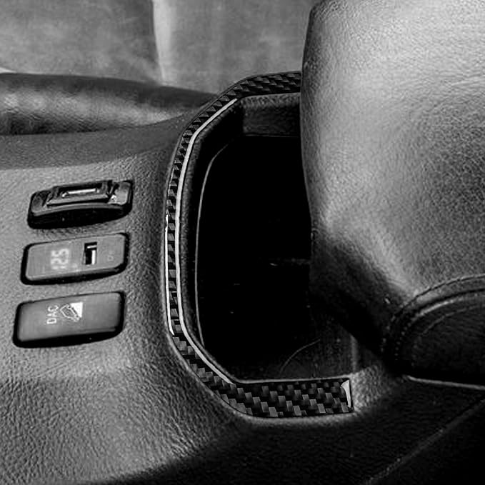 Armrest Box Stickers Fit for Toyota 4Runner(N210) 2003-2009 | for SR5/Sport Edition/Limited | Real Carbon Fiber | Center Console Armrest Box Surround Trim | Thick Overlay