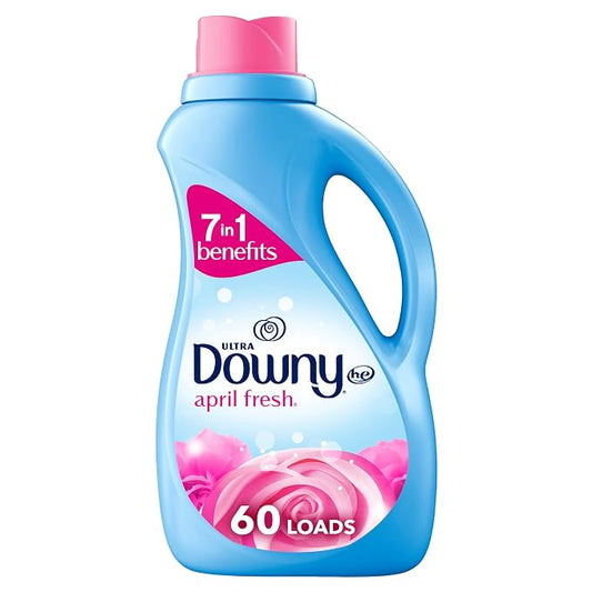 Downy Ultra Laundry Liquid Fabric Softener (Fabric Conditioner), April Fresh, 44 fl oz, 60 Loads