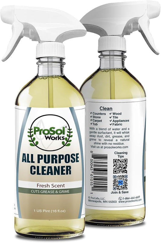All Purpose Cleaner Cleaning Spray 16 oz - Multi Surface Cleaner Use to Clean Counters, Wood, Stone, Tile, Fabric, Tub & Appliances Revealing Natural Shine & Refreshing Scent