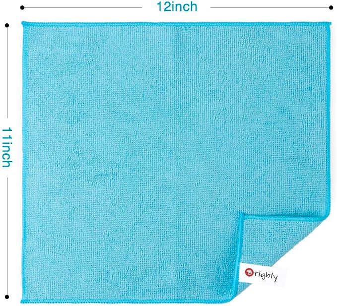 Orighty Microfiber Cleaning Cloth Bulk, 150 Pack Cleaning Rags, 12 x 11 in | Microfiber Towels for Cars, Soft Highly Absorbent Rag, Lint Free Cloths for Car Care, House, Kitchen