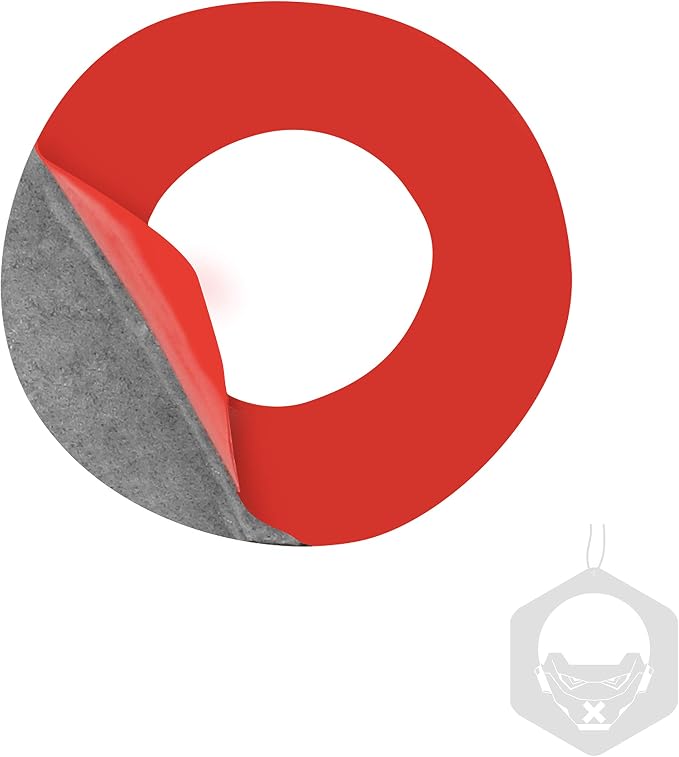 Door Lock Pin Trim Ring Fit for Dodge Charger/Chrysler 300 2011-2023 | Red Real Carbon Fiber|Car Decorations Stickers Decals|Interior Accessories|Thick Overlay|Anti-scratch