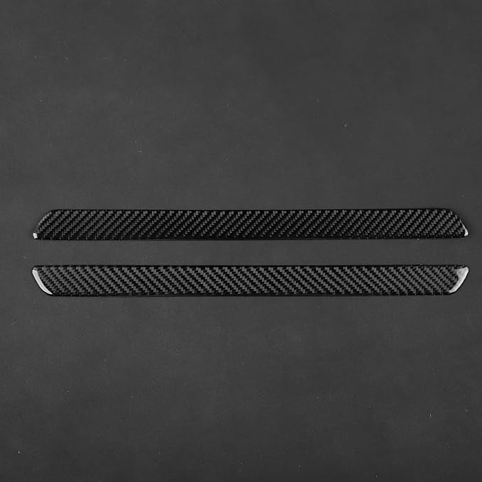 Carbon Fiber Door Sill Guard Stickers Fit for Audi A3 8Y S3 2021-2025 | Door Sill Guard Protections Trim Scuff Plate Decorations | Accessories | Anti-scratch | Self-adhesive