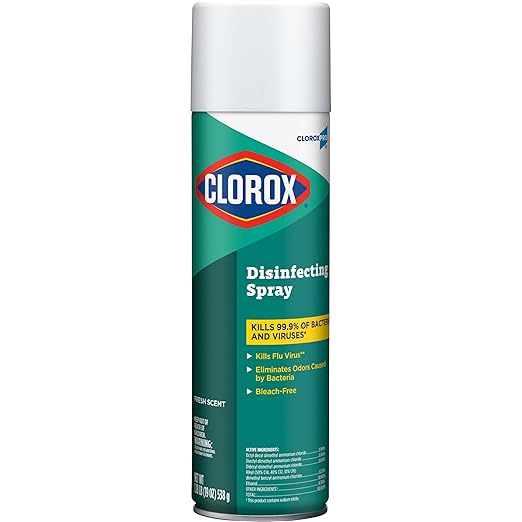Clorox Commercial Solutions Disinfecting Cleaner – 19 Ounce Spray Can (Pack of 1)