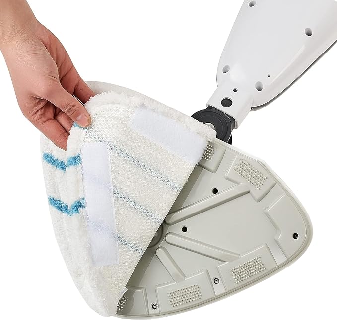 8 Pack Reusable Mop Pads Compatible with True & Tidy STM-500, STM-700 Steam Mops, Refills for Turonic ST3 Steam Mop Microfiber Washable Pads, Cloths for Floor Cleaning, Scrubbing and Floor Caring