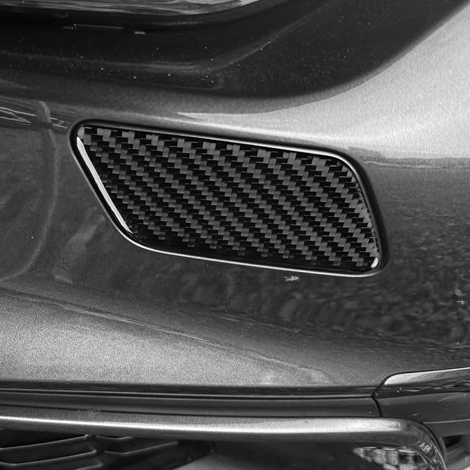 Fit for Audi A3 8Y S3 2021-2025 Carbon Fiber Headlight Side Stickers | Trim Headlight Side Lower | Accessories | Self-adhesive | Thick Overlay