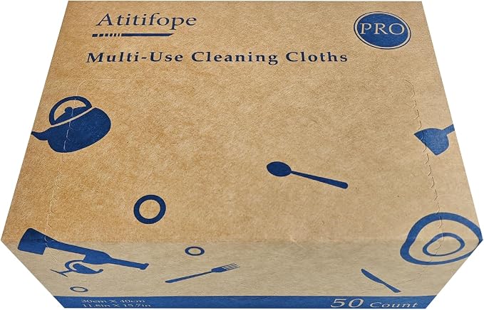 Heavy Duty Wipes Dish Cloths 50Pieces Reusable Wipes Multi-use Cleaning Cloths Towels | Multi-use Cleaning Cloths Towels