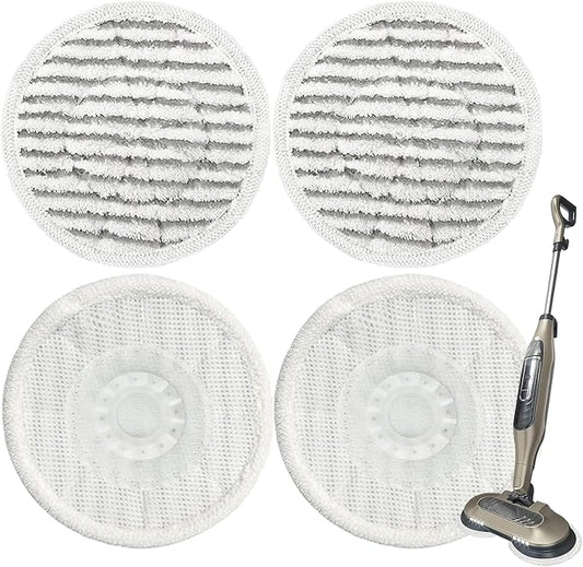 Steam Mop Replacement Pads for Shark S7001 S8201 S8001 S7201 S7000AMZ S7000 S7001TGT S7005 S7020 Series Steam Mop Pads,Steam & Scrub All-in-One Scrubbing Mop Pads,Compare Part #:XKITP7000-4 Pack