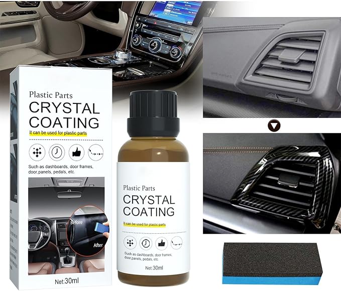 VIED Crystal Coating for Car Plastic Parts, Cristal Coating para Plástico Del Carro (4)