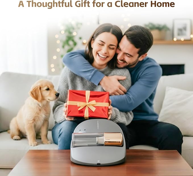 CREATULIZE X1 Robot Bed Vacuum, Automatic Mattress Vacuum Cleaner with Intelligent Path Planning, UV-C Light, HEPA Filter, One-Click 100% Dust & Pet Hair Removal for Bed, Mattress, Sofa, Carpet
