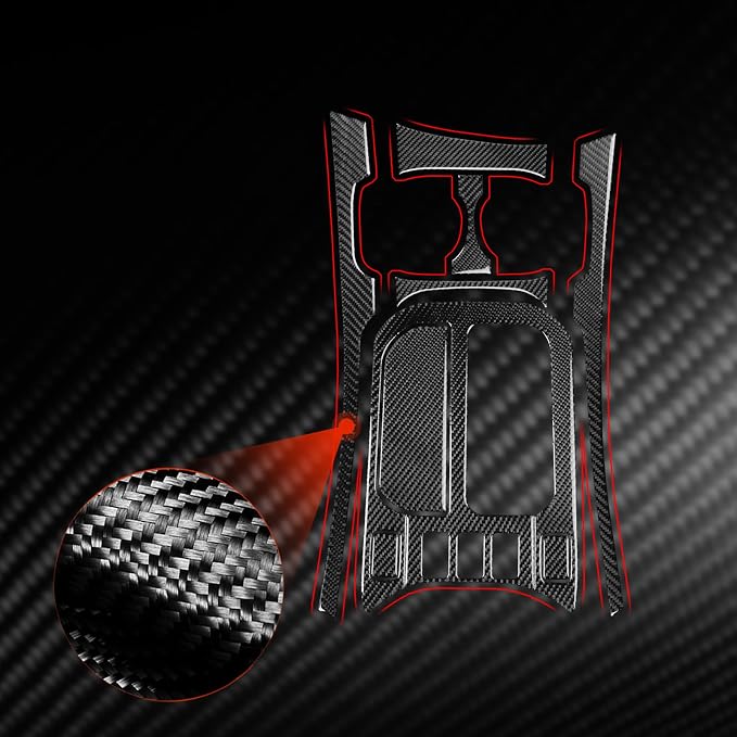 Fit for Toyota 4Runner(N210) 2003-2009 Control Gear Shift Trim Set | for SR5/Sport Edition/Limited | Real Carbon Fiber | Center Control | Accessories | Thick Overlay | Anti-scratch