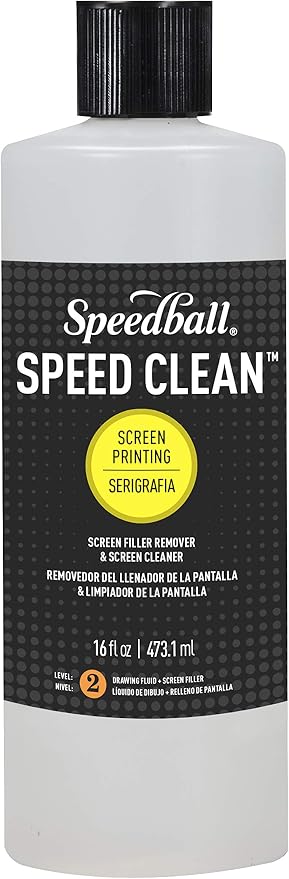 Speedball Speed Clean Screen, 16 oz, Filler Removal Solution for Reclaiming Mesh Printing Frames, Non-Toxic Formula - Made in USA (Pack of 2)
