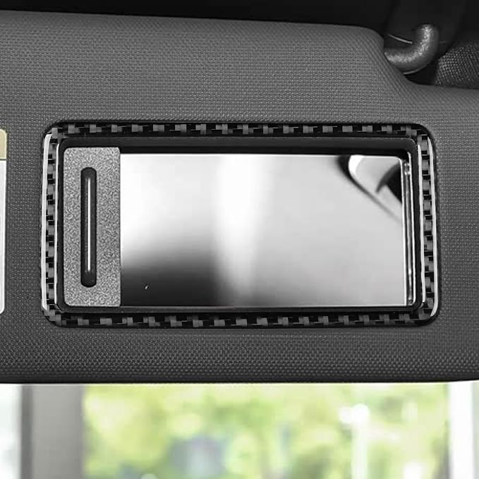 Carbon Fiber Sun Visor Panel Stickers Fit for Audi A3 8Y S3 2021-2025 | Sun Visor Panel Cover | Accessories | Anti-scratch