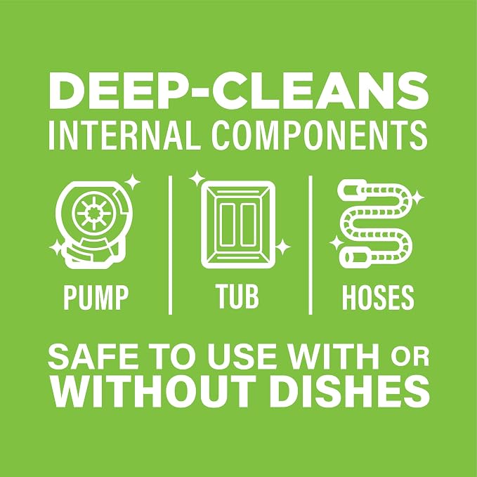 Affresh Washing Machine Cleaner, Dishwasher Cleaner And Garbage Disposal Cleaner, Includes 6 Month Supply, 18 Tablet Set