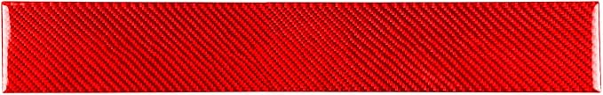 Red Real Carbon Fiber Trim for Ford Mustang Accessories | for GT Shelby 2005 2006 2007 2008 2009 Co-Pilot Central Console Instrument Cover Strip Interior Thick Overlay Decal