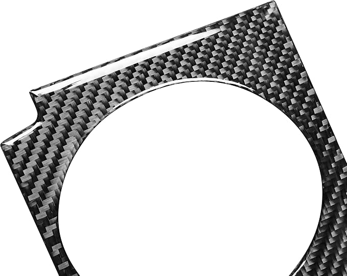 Real Carbon Fiber Trim for Ford Mustang GT Shelby Accessories | for 2005 2006 2007 2008 2009，Co-pilot Right Side Wind Outlet Air Vent，Thick Overlay Sticker Decal