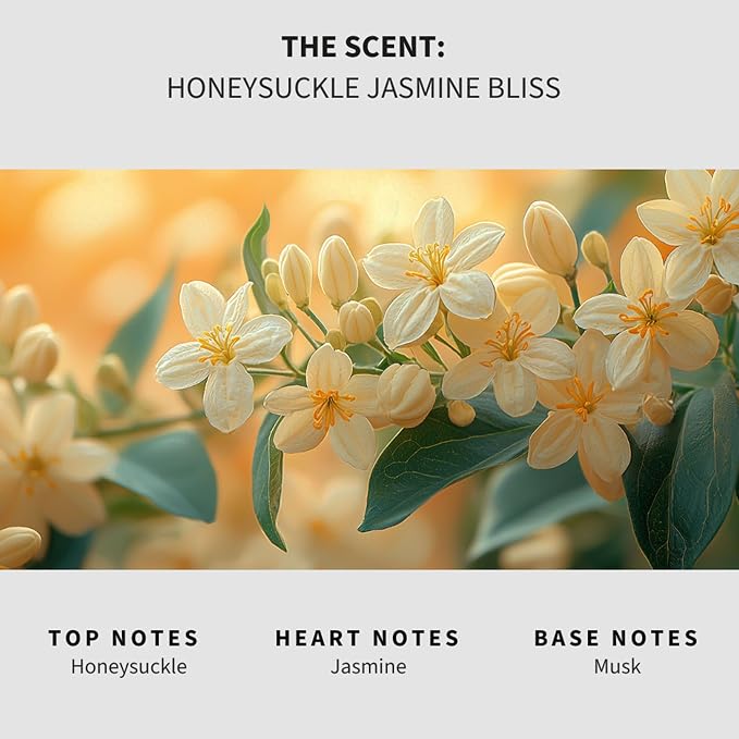 Lapew Honeysuckle Jasmine Scented Mop Soap - Luxury Floor Cleaner Concentrate for Mopping Tile, Laminate, Vinyl & Hardwood | Streak-Free, Low-Foam | 36 oz