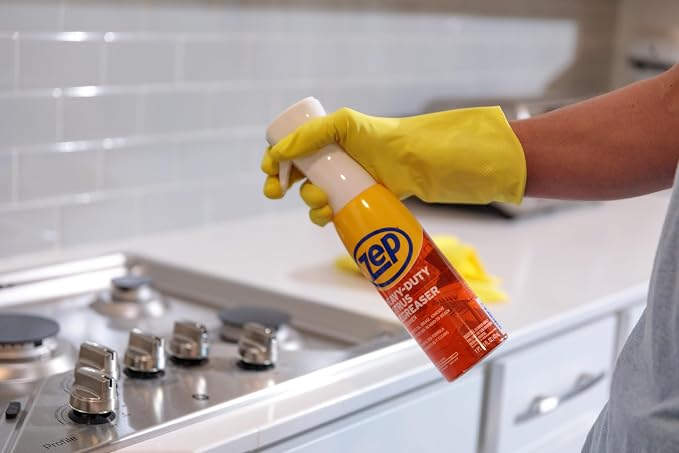 Zep Heavy Duty Citrus Degreaser and Cleaner Mist -16 fl oz ZUCIT20 - Removes Oil, Grease, Adhesive & Kitchen Soil, In Hard-To-Reach Areas