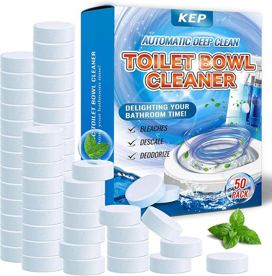 Automatic Toilet Bowl Cleaner Tablets-Fresh Scent,Long-Lasting Cleaning Effectively removes stains and limescale;cleaning with facility Releases fresh fragrance for a pleasant bathroom experience AAA