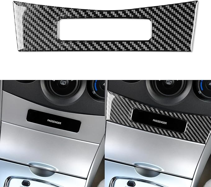 Passenger Console Trim for Toyota Corolla 2009-2013 Accessories Black | Soft Carbon Fiber | Upgrades for Car | Only for Left-Hand Drive | Anti-Scratch | Sporty Style