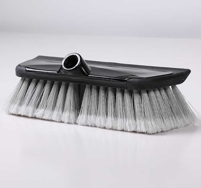 52" Dip Car Wash Brush with Long Handle for Washing Cleaning House Siding, Solar Panel, Auto Cars, SUV, Trucks, RV, Floors and More
