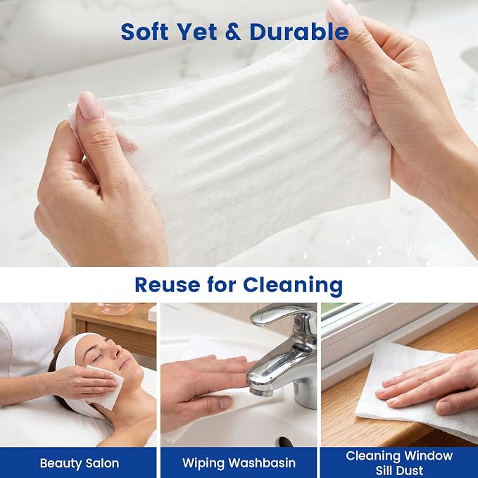 BigOtters 100PCS Compressed Towels, Disposable Face Towels for Travel Cleaning Supplies, Expandable Wipes Tablets Survival Gear and Supplies for Outdoors Camping Hiking Hotel