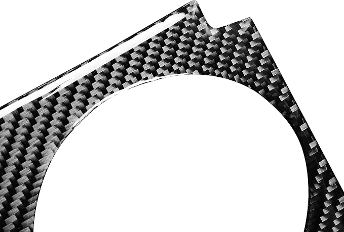 Real Carbon Fiber Trim for Ford Mustang GT Shelby Accessories | for 2005 2006 2007 2008 2009，Center Dashboard Instrument Cluster Panel Cover，Thick Overlay Sticker Decal