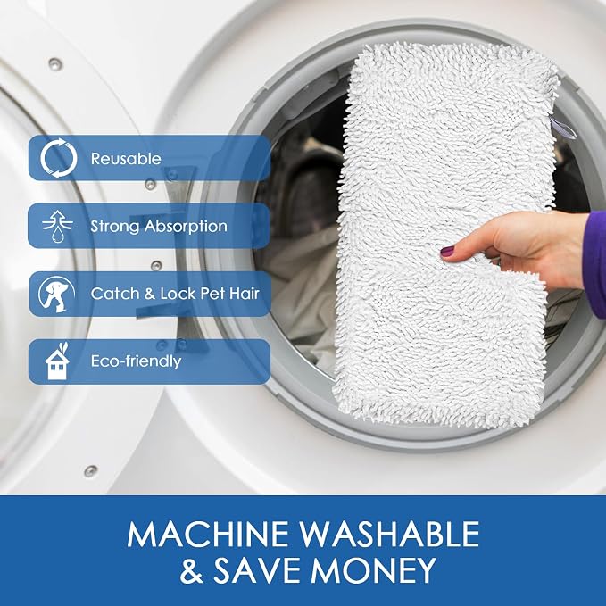 6 Pack Steam Mop Replacement Pads for Shark Steam Pocket Mop S3500 Series S3501 S3601 S2902 S3901 S3550 S3601d S3801 S3801co Se450 S2901, Washable & Reusable Microfiber Mop Pads | Fits S3550 S3901 S3801 SE450. Standard 12.5 x 7 in, not XL/Genius/Lift-A...