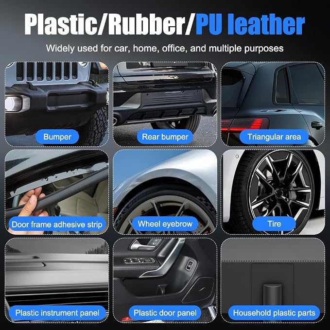 EAWONGEE Interior Car Cleaner & Protectant, 450ml, Multi-Surface Polish for Plastic, Leather, Vinyl, 2pcs