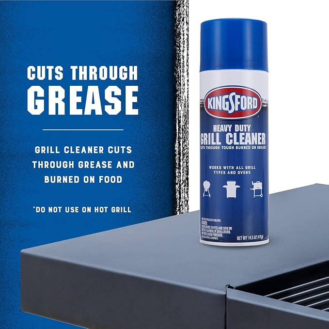Kingsford Grill Cleaner and Formula 409 Oven Cleaner Lemon Fresh Scent Heavy Duty BBQ Degreaser Oven Cleaning Spray Removes Grease and Burnt Residue Indoors Outdoors 14.5 OZ Each 2 Bottles
