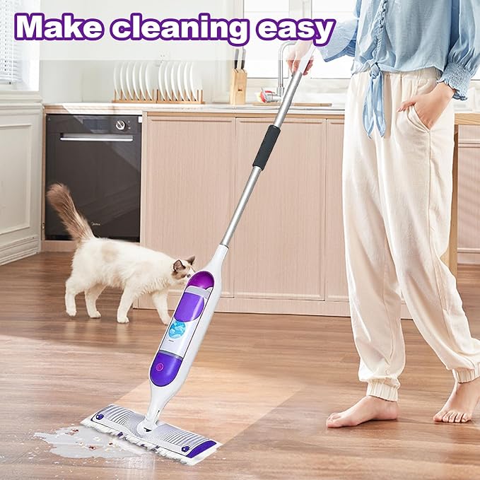 30 Count Mop Pad Refills, Compatible with Swiffer PowerMop Multi-Surface Mop, Absorbent Cleaning Pads for Hardwood, Tile & Laminate Floors
