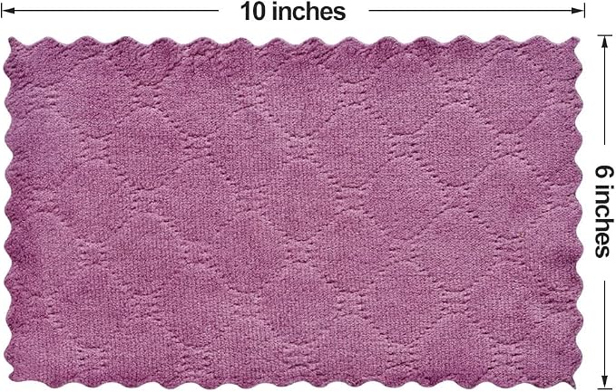 OstWony Small Reusable Cleaning Cloths,6 x 10 inch,11PCS,Absorbent Dish Rag | Small Reusable Cleaning Cloths,Super Absorbent Multipurpose Dish Cloths,for Furniture Rags,Tableware Quick-Drying Towels