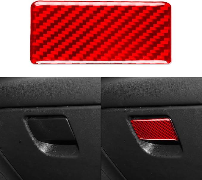 Real Carbon Fiber Trim for Chevy Malibu 9th Gen Accessories | for 2016-2024 Glove Box Switch Handle Panel Sticker Interior Thick Overlay Decal