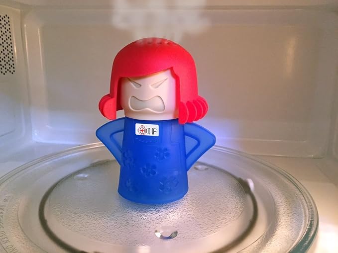 OIF Microwave Oven Steam Cleaner Easily Cleans the Crud In Minutes. Steam Cleans and Disinfects With Vinegar and Water for Home or Office Kitchens