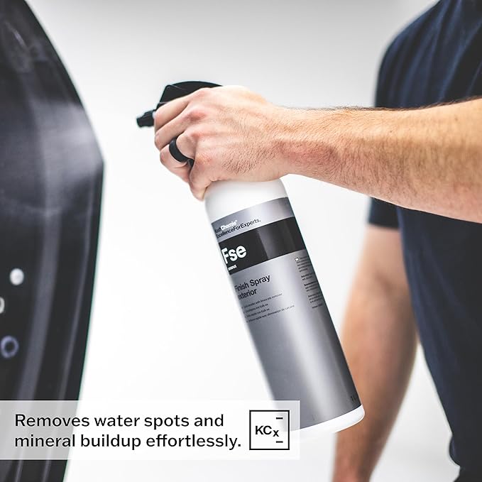 KOCHCHEMIE - Finish Spray Exterior Quick Detailer with Limescale Remover - Cleans, Maintains, and Preserves External Vehicle Surfaces, Glass, and Plastics; Ideal for Quick Finishing (1 Liter)