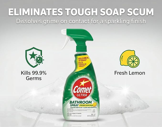 Comet Bathroom Cleaner Spray - 32 oz - 2 pk