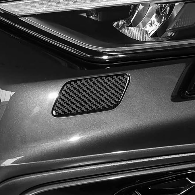 Fit for Audi A3 8Y S3 2021-2025 Carbon Fiber Headlight Side Stickers | Trim Headlight Side Lower | Accessories | Self-adhesive | Thick Overlay