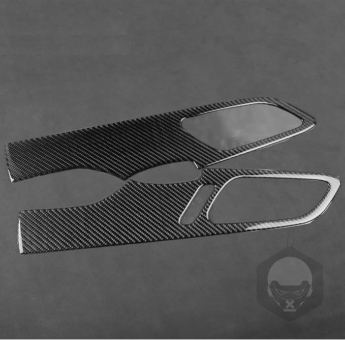 Door Panel Decor Cover Fit for Chevy Blazer Accessories 2019-2025 | Real Carbon Fiber|Car Trim Stickers Decals|for L LT RS Premier 2019 2020 2021 2022 2023 2024 2025|Interior|Thick Overlay